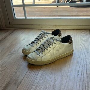 P448 White Sneakers Minimalist Leather Design